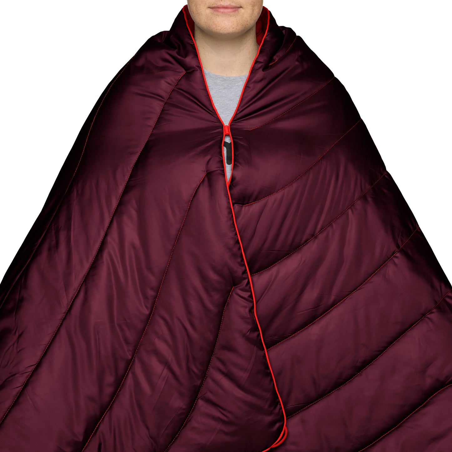 Original Puffy Blanket - Fig Cherry