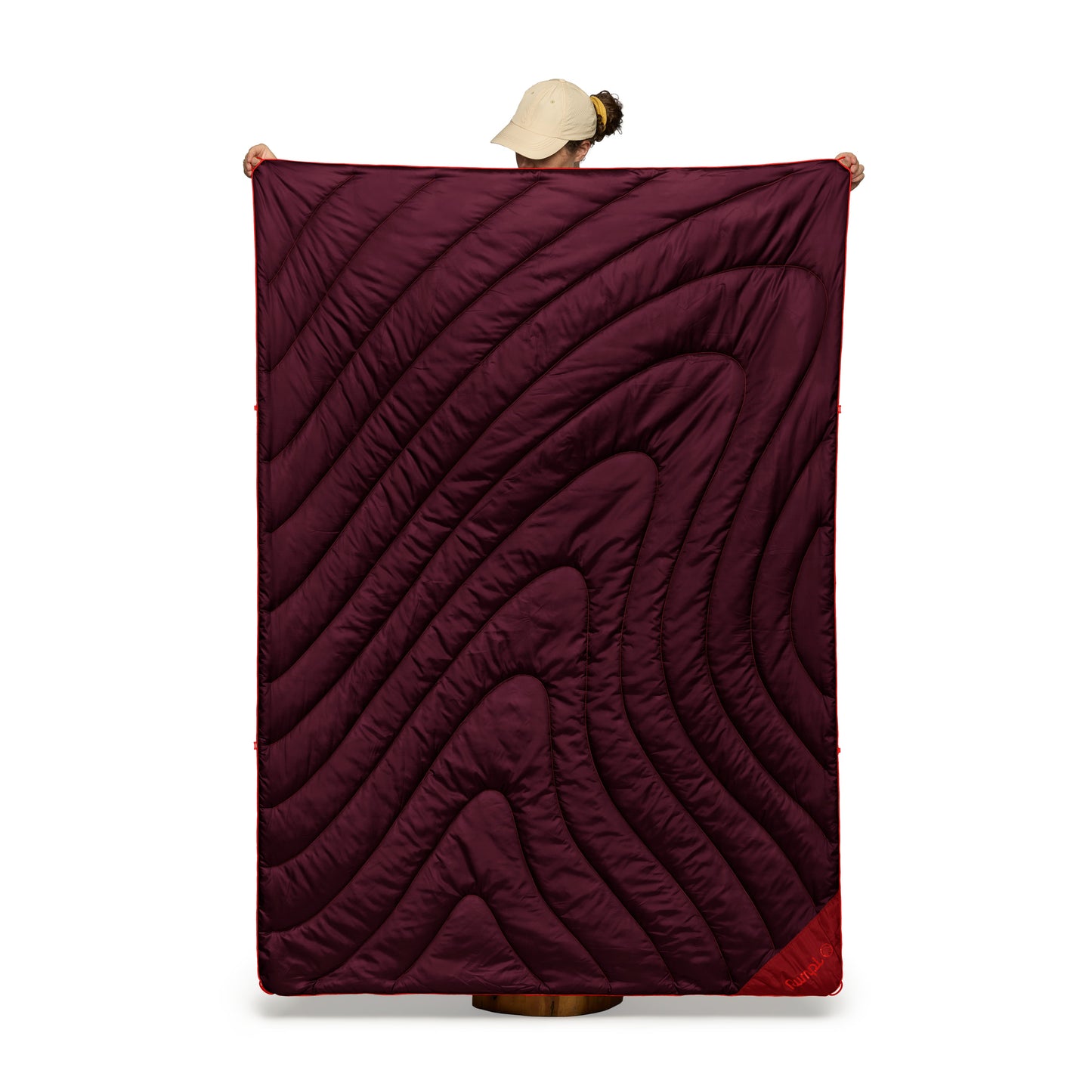 Original Puffy Blanket - Fig Cherry