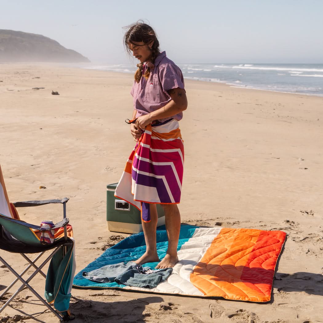Rumpl Everywhere Towel - Retro Sunrise Everywhere Towel