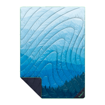 Rumpl Original Puffy Blanket - Blue Ridge Fade Original Puffy Blanket - Blue Ridge Fade | Rumpl Blankets For Everywhere Printed Original