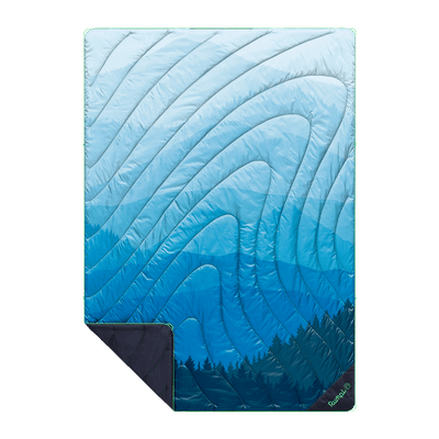 Rumpl Original Puffy Blanket - Blue Ridge Fade Original Puffy Blanket - Blue Ridge Fade | Rumpl Blankets For Everywhere Printed Original
