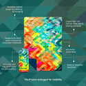 Rumpl Original Puffy Blanket - Geo Fresh Original Puffy Blanket - Geo Fresh | Rumpl Blankets For Everywhere Printed Original