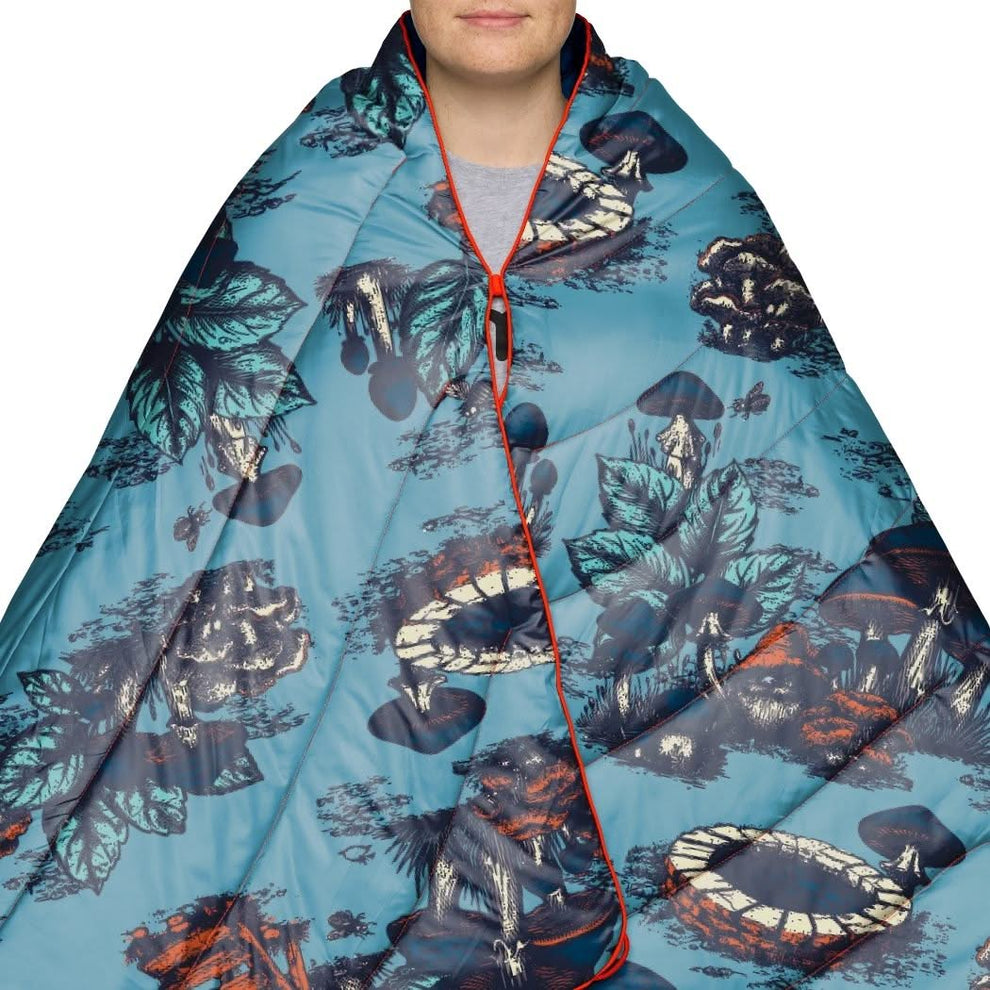 Rumpl Original Puffy Blanket - Magic Mushrooms Original Puffy Blanket - Magic Mushrooms | Rumpl Blankets For Everywhere Printed Original