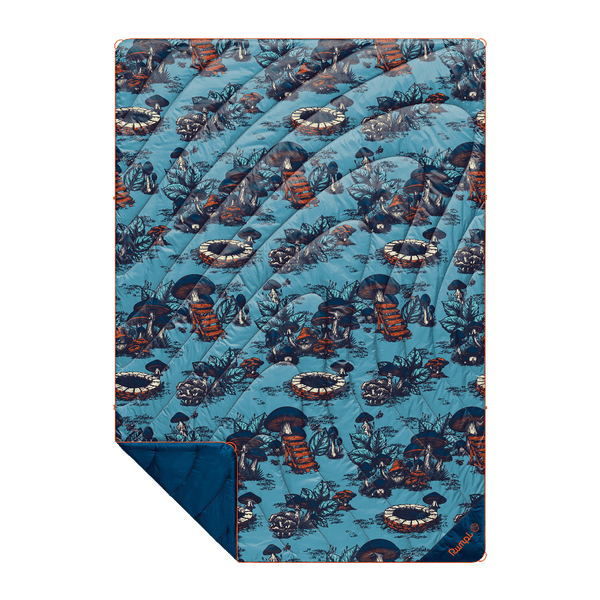 Rumpl Original Puffy Blanket - Magic Mushrooms Original Puffy Blanket - Magic Mushrooms | Rumpl Blankets For Everywhere Printed Original