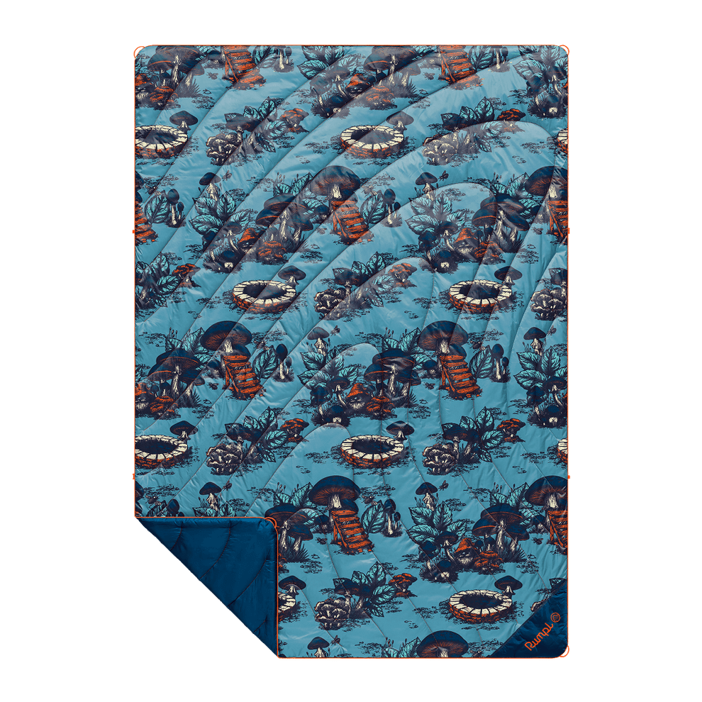Rumpl Original Puffy Blanket - Magic Mushrooms Original Puffy Blanket - Magic Mushrooms | Rumpl Blankets For Everywhere Printed Original