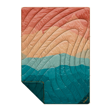 Rumpl Original Puffy Blanket - Rocky Mountain Sunset Fade Original Puffy Blanket - Rocky Mountain Sunset Fade | Rumpl Blankets Printed Original