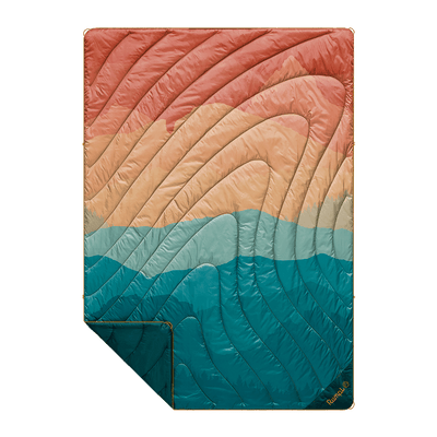 Rumpl Original Puffy Blanket - Rocky Mountain Sunset Fade Original Puffy Blanket - Rocky Mountain Sunset Fade | Rumpl Blankets Printed Original