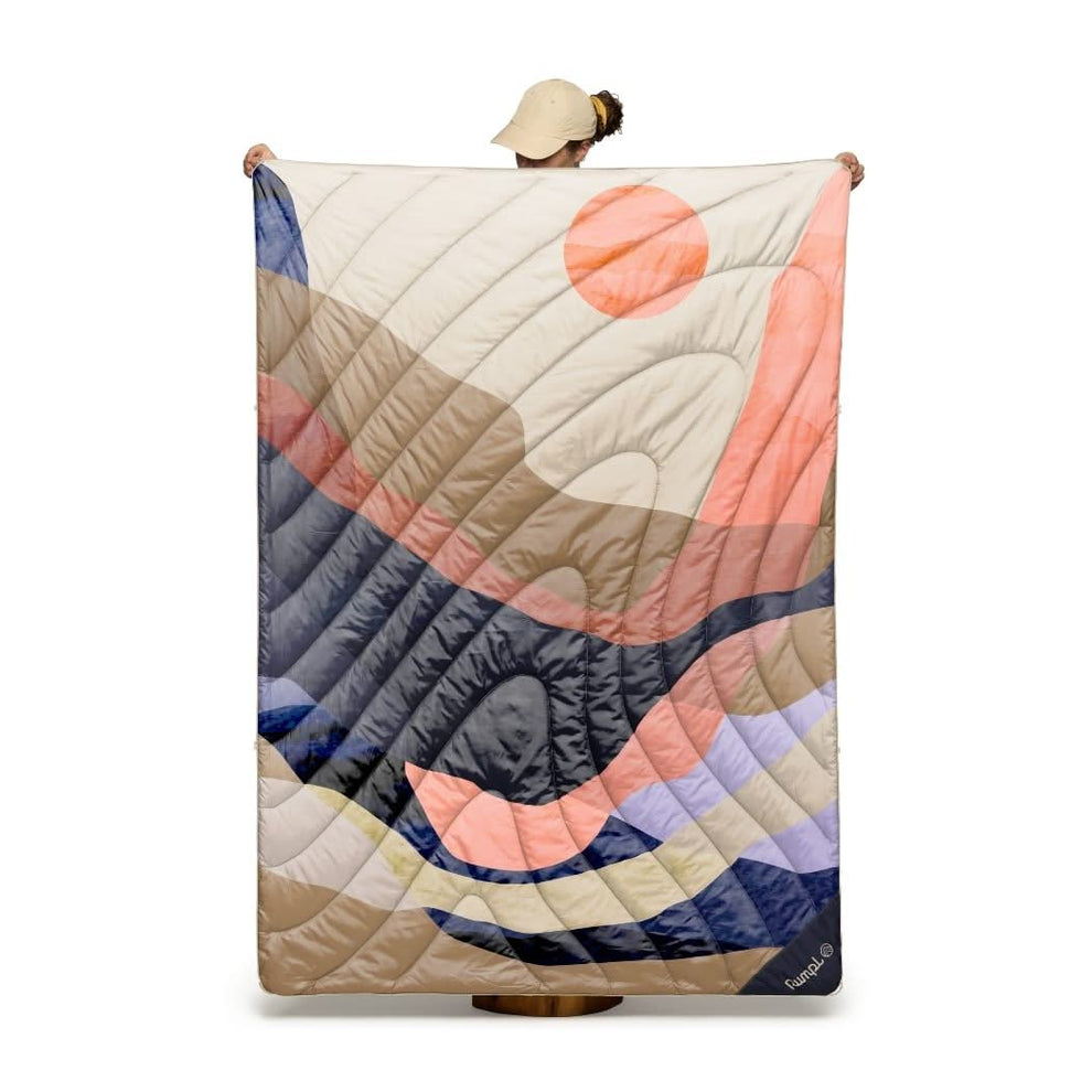 Rumpl Original Puffy Blanket - Valley Dawn Original Puffy Blanket - Valley Dawn | Rumpl Blankets For Everywhere Printed Original