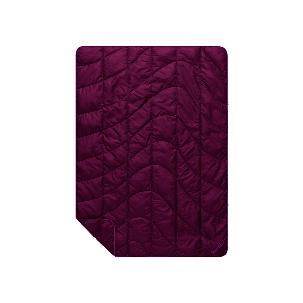 Rumpl Travel Puffy Blanket - Plum Travel Puffy Blanket - Plum | Rumpl Blankets For Everywhere Printed Travel