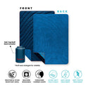 Rumpl Fleece Puffy Blanket - Deepwater Fleece Puffy Blanket - Deepwater | Rumpl Blankets For Everywhere Solid Fleece Puffy