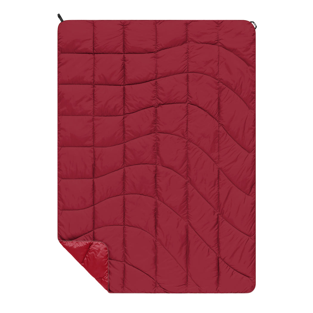 Nanoloft Puffy "Fr" Blanket - Crimson